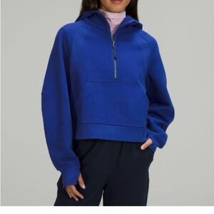Lululemon Scuba Oversized Quarter Zip - M/L - Psychic Blue